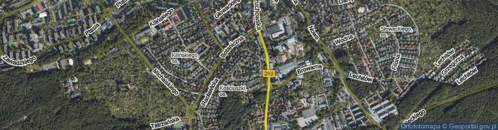 Zdjęcie satelitarne Kosynierów ul.